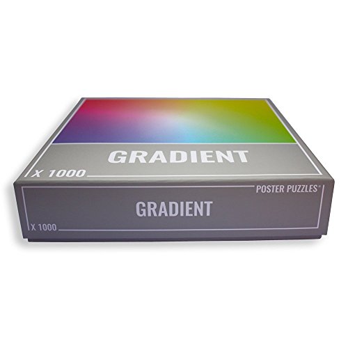 Gradient Puzzle 1000 Pieces: Cool, Premium Jigsaw Puzzle for Grown Ups and Adults!