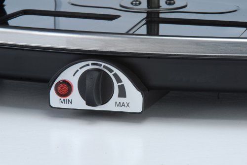 Cloer 6430 Raclettegrill mit Naturstein / 1200 W / 8 Pfännchen antihaftbeschichtet mit wärmeisolierten Griffen - 4