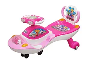 eHomeKart Twist and Swing Magic Car - Galaxy Car Ride On for Kids with Steering Music and Lights for Boys and Girls ( 1 Year to 4 Years) (Pink)