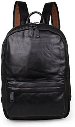 Hermiona Men's Genuine Vintage Leather Backpack Big Capacity Journey Rucksack