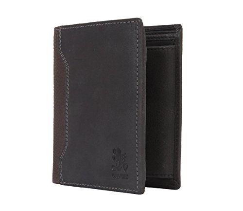 Preisvergleich Produktbild OTTO KERN HERREN GELDBÖRSE PORTEMONNAIE GELDBEUTEL Safari Brown / Black 2158
