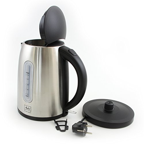 Melitta Wasserkocher Prime Aqua 1,7 Liter, Edelstahl, 2.200 Watt, schwarz/Edelstahl 101802 - 5
