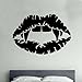 Produktbild Vampire Luchious Lippen Vinyl Wandtattoo (GH4) XL 120 cm x 176 cm