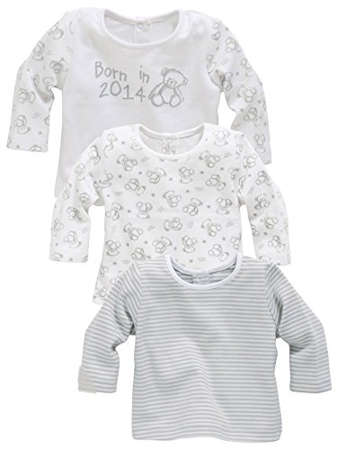 LadyBird Pack of 3 Tops in White Size Newborn