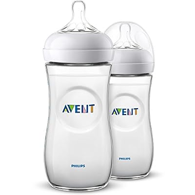 Philips Avent SCF036/27 Lot de 2 Biberon Natural 330 ml 6 Mois+
