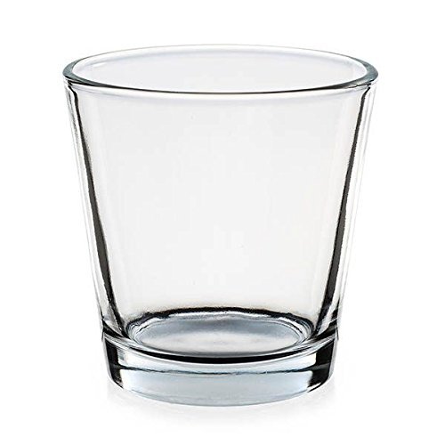Pajoma 09565B Teelichtglas Trichterform, 6,6 x 4,5 x 6,3 cm, 12 Stück - 2