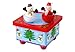 Handcrafted wooden Christmas Music Box with santa and snowman, from Orange Tree Toys
