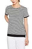  ESPRIT Collection Damen 049EO1K013 T-Shirt, Schwarz (Black 001), Small (Herstellergröße: S)