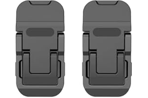 KAIAIWLUO Keyboard Ständer,2 PCS Unsichtbarer Tastatur Riser Portable Laptop Stand Mini Aluminium Keyboard-Ständer Selbstklebende Füße Lifter für 12,13,14,15,17 Zoll Laptop