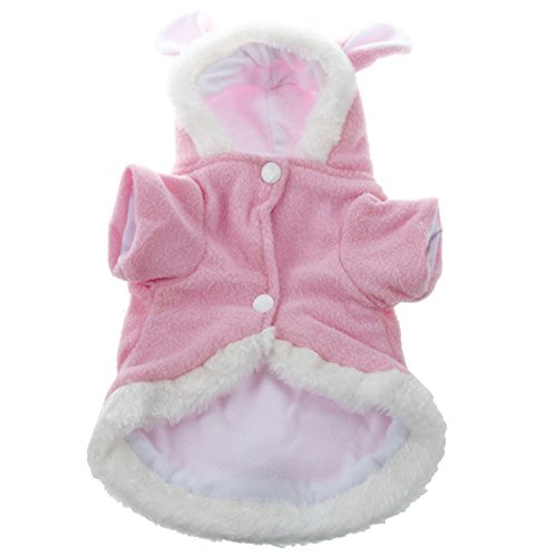 Preisvergleich Produktbild TOOGOO (R) Rosa M, Haustier Hund Katze Kleidung Welpe Kostueme