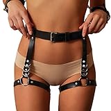 Alta calidad: cuero de PU con hebilla y anillo de metal. Estas correas están hechas de cuero artificial y no se rompen ni pelan en el material.