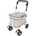 NEW Prestige 3 In 1 Shopping Trolley (WITH SEAT!) - (Light Tartan)…