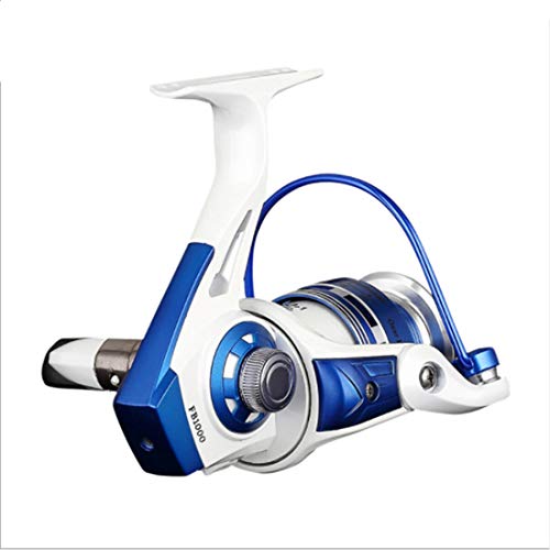 UICICI Spinning Fishing Reel 10+1 Bearings Left Right Interchangeable Handle for Saltwater Freshwater Fishing with Double Drag Brake System