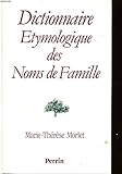 Dictionnaire etymologique des noms de famille