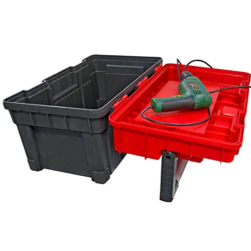Kunststoff Werkzeugkoffer HD Box Trophy 2 Plus, 80×35,5cm Kasten Werzeugkiste Sortimentskasten Werkzeugkasten Anglerkoffer - 8