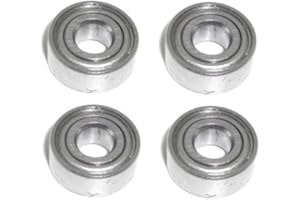 4x Kugellager 5x13x4 mm - 695 ZZ metallgedichtet Miniatur Rillenkugellager Chromstahl 5mm Welle - rcbay