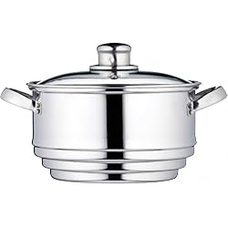 Kitchen Craft KCCVUNI Vapeur Universel, Acier Inoxydable, Argenté, 20 cm