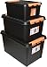 Produktbild Orthex 3153145 3-er Set Clipbox Smart Store Robust, 15, 31 und 45 Liter