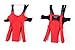 New 8-16 Months Baby Toddler Fully Adjustable Pure Cotton Learning Security Harness Walk Learning Assistant Open Crotch Basket Belt Step Walkings Wings Aid Up to 35 Kg (Red)
