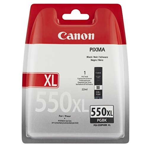 Original Tinte Canon PGI-550PGBK 6431B001 XXL - 1 Tinten-Patrone - Schwarz - 500 Seiten - 22 ml