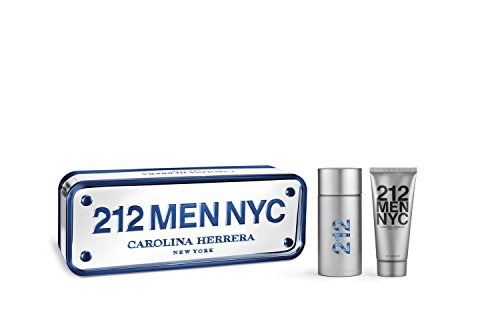 212 Men by Carolina Herrera 50ml Eau De Toilette Spray 50ML + 100ml Shower Gel Gift Set