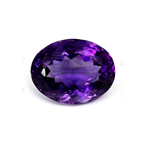SriGem Natural Amethyst (Jamuniya) 9 carat amethyst / 9 ratti jamunia approx weight- CERTIFIED