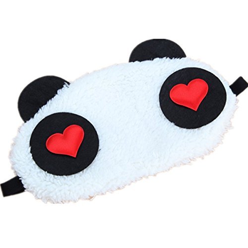 Preisvergleich Produktbild Schlafmaske Panda-Augen-Design, 1 Stück