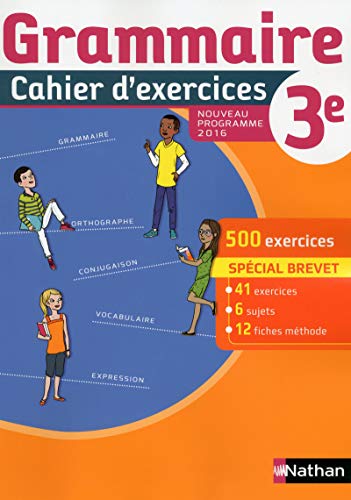 Cahier de grammaire 3e 2016cahier de l'eleve