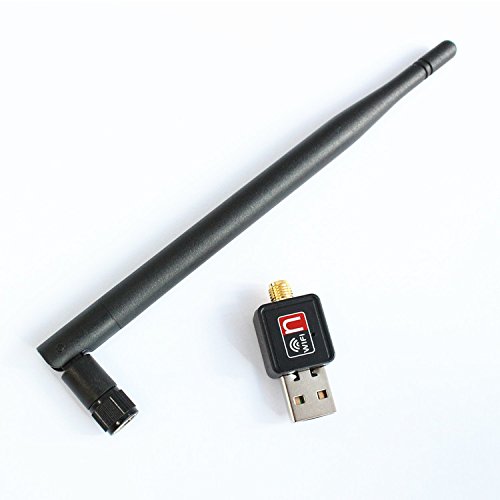 J&J USB Adattatore Wi-Fi OEM WiFi Mini Ricevitore 150 Mbps Lungo Raggio 5dB Antenna Wireless RALINK RT5370 150Mbps WIFI Dongle con Antenna WiFi Per SKYBOX / Decoder / ZGEMMA / SUNRAY / DREAMBOX