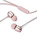 Produktbild 2018 Mode Kopfhörer, LANDFOX Neu Ohrhörer, Neu 3.5mm F1 Tragbare Originalität Sport Musik Stereo Headset Kopfhörer (Roségold)