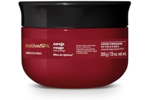 O BOTICARIO O Boticário Nativa SPA Cereza Rouge 200g | Crema Reafirmante Corporal 5 en 1 | Para Cuello y Escote | Mejora la Flacidez y las Líneas Finas, Loción Hidratante | Vegano