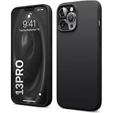 [SİYAH LANSMAN] For iPhone 13 Pro modeli ile uyumlu İ&ccedil;i Kadife Y&uuml;zey Matte Esnek Silikon Kayma Yapmaz Darbe Emici Telefon Kıl
