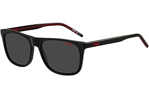 HUGO Boss Hg 1194/s 807/IR BLACK Sunglasses Men's Acetate, Standard, 56