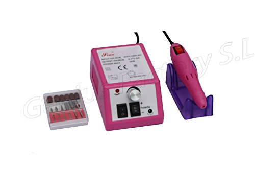 Genius Factory® Torno Manicura Pedicura Profesional Nail Polish 25,000RPM +Regalo de MiKey