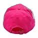Voberry® 1Pcs New Fashion Baby Girll Boys High Quality Hip-Hop Baseball Cap Rhinestone Star Shaped Snapback Hat (Hot Pink)