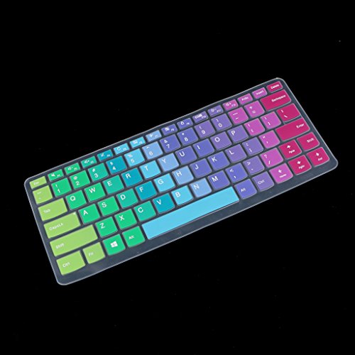 MagiDeal Wasserfest Tastatur Schutzhülle Silikon Abdeckung Schutz Film Staubschutz Haut für Lenovo 310S Keyboard – Als Bild Stil 4 - 7