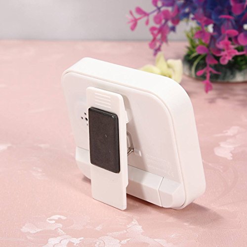 ELEGIANT Digital große LCD Display Küchentimer Küchenuhr Kurzzeitmesser Kurzzeitwecker elektronischer Timer KITCHEN COOKING Time “Countdown“ mit Magnethalter Rosa - 3