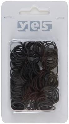 Solida Dreadlocks Elastic Bands Black 100 Pcs.
