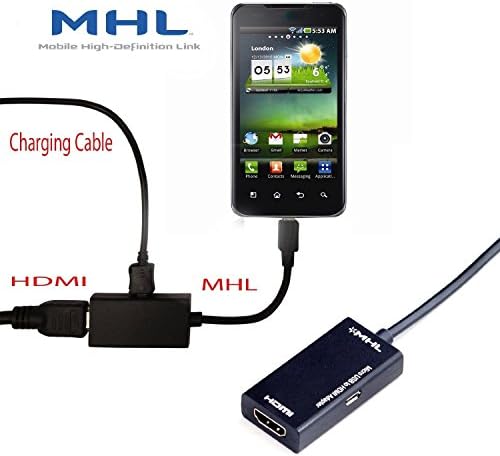 Volans MHL to HDMI Cable Adapter USB MICRO For Huawei Ascend P1 D1 U9200 U9500 .