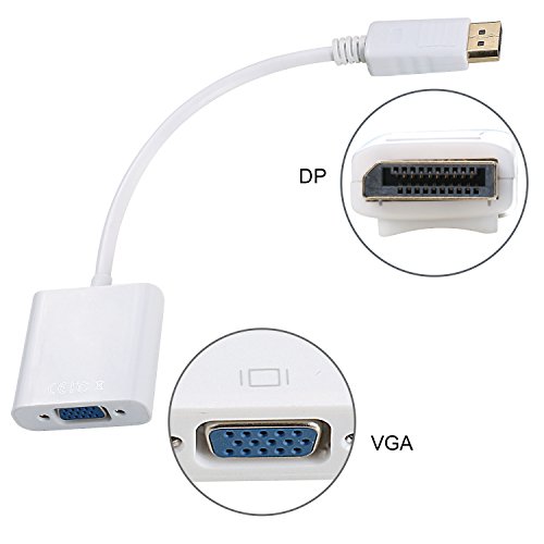 Incutex DisplayPort zu VGA Adapter / DP to VGA Konverter - 4