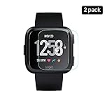 [2 Stück] Fitbit Versa Panzerglas Schutzfolie – PaceBid [Anti-Kratzer] 9H Härte kristallkla Kratzfest Hartglas Displayschutzfolie Glasfolie für Fitbit Versa