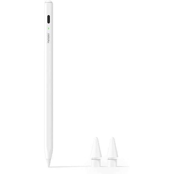 Apple Pencil ホワイト Apple Pencil (USB C): Tot op de pixel nauwkeurig, kantelgevoelig