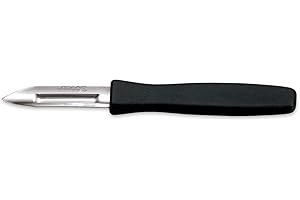 Arcos Serie Gadgets - Cuchillo Mondador Pelapatatas - Hoja de Acero Inoxidable de 60 mm - Mango de Polipropileno Color Negro