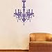Produktbild Chellonm Pendelleuchte Wandaufkleber Wunderschöne Licht Vinyl Aufkleber Kronleuchter Wandtattoo Tapete Poster Diy Wohnkultur   57 * 69 Cm