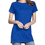 Damen Bluse Elegant Casual Oberteil Lose Tunika Hemd - beiläufige Kurzhülse der Frauen Fledermausärmel Chiffon Tops T-Shirt Bluse Damenbody mit Spitze Body Damen Blusenbody Spitzenbody Lace Bodysuit Frauen Plus Size Solid Color Run Langarmbluse Pullover Tops Shirt Damen Bodys Blusen Bodybluse Blusenbody Frauen Langarm V-Ausschnitt vorne Knöpfe Strampler Body Jumpsuits Bluse Ärmelloses Damen Rundhalsausschnitt Solide Slim Fit Bluse Shirt Weste 2019 Sommer