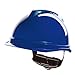 Produktbild MSA V-Gard 520 störlichtbogengeprüfter Elektrikerhelm EN 397 44V AC EN 50365 1000 V AC EN 13463-1 ohne Belüftung, mit Fleece-Innenausstattung, Farbe: blau