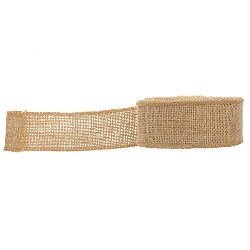 KING DO WAY Jute Wickelstreifen – Jutegewebe Juteband Stoffrolle 5CM X 10M - 3