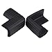 Blulu Baby Safety Edge Corner Guard Cushion Protector with Stripe Design (Black, 8 Pack)