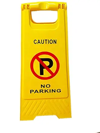AIR O MATIC Plastic NO PARKING Caution Standing Board