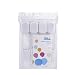 Blulu 4 PCS Baby Safety Locks Cabinet Latch, White